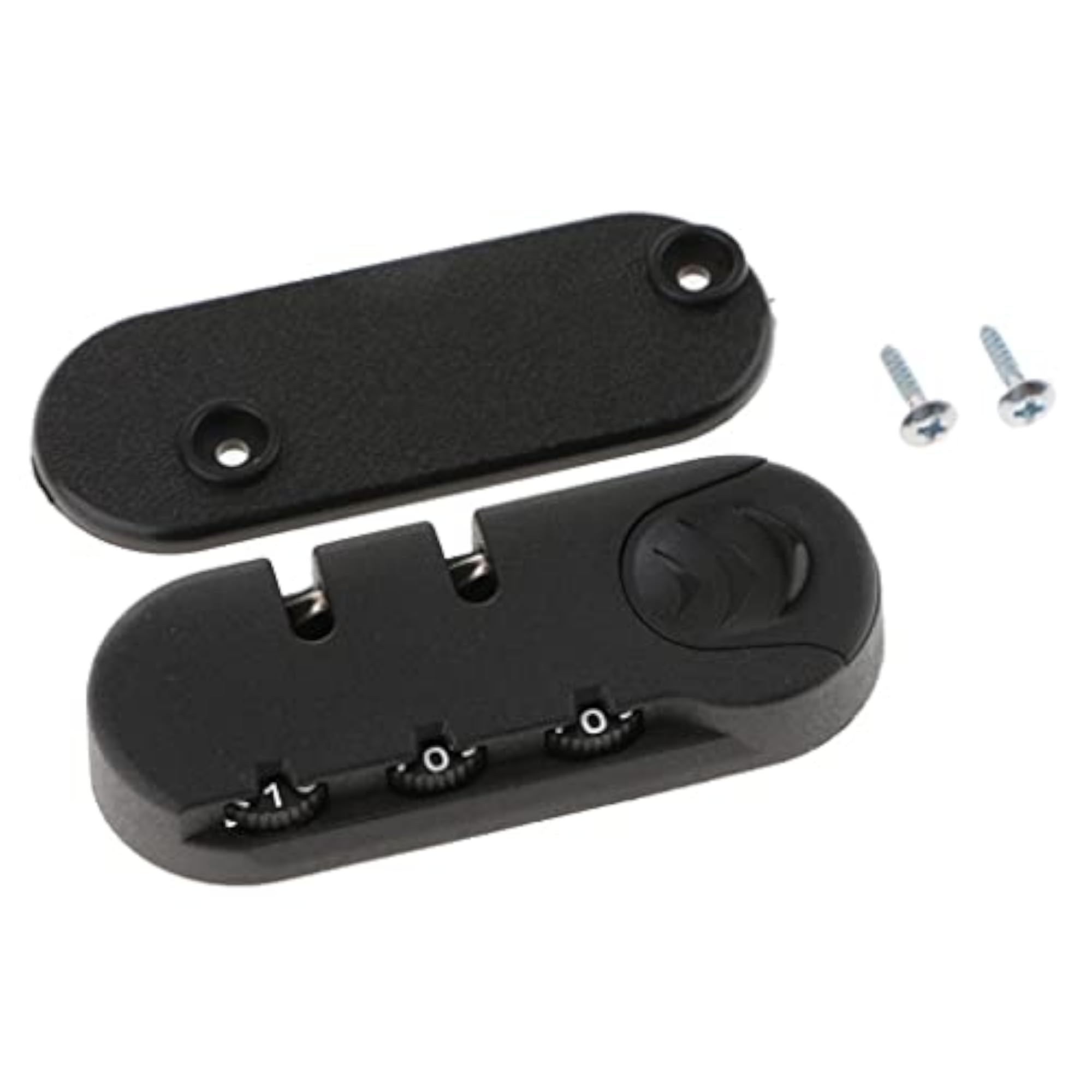 Secure Luggage 3 Digit Combination Lock for Suitcase Bag, Black